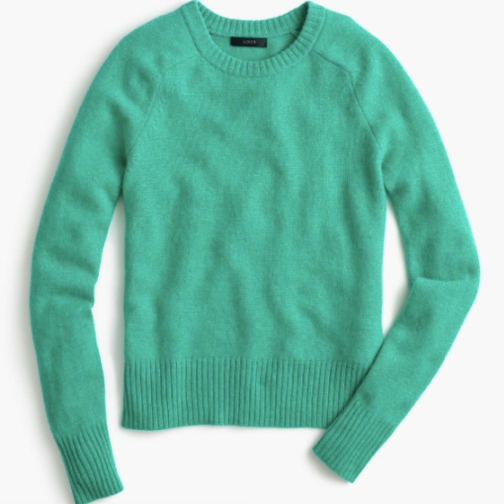 J.Crew Green Holly Sweater.